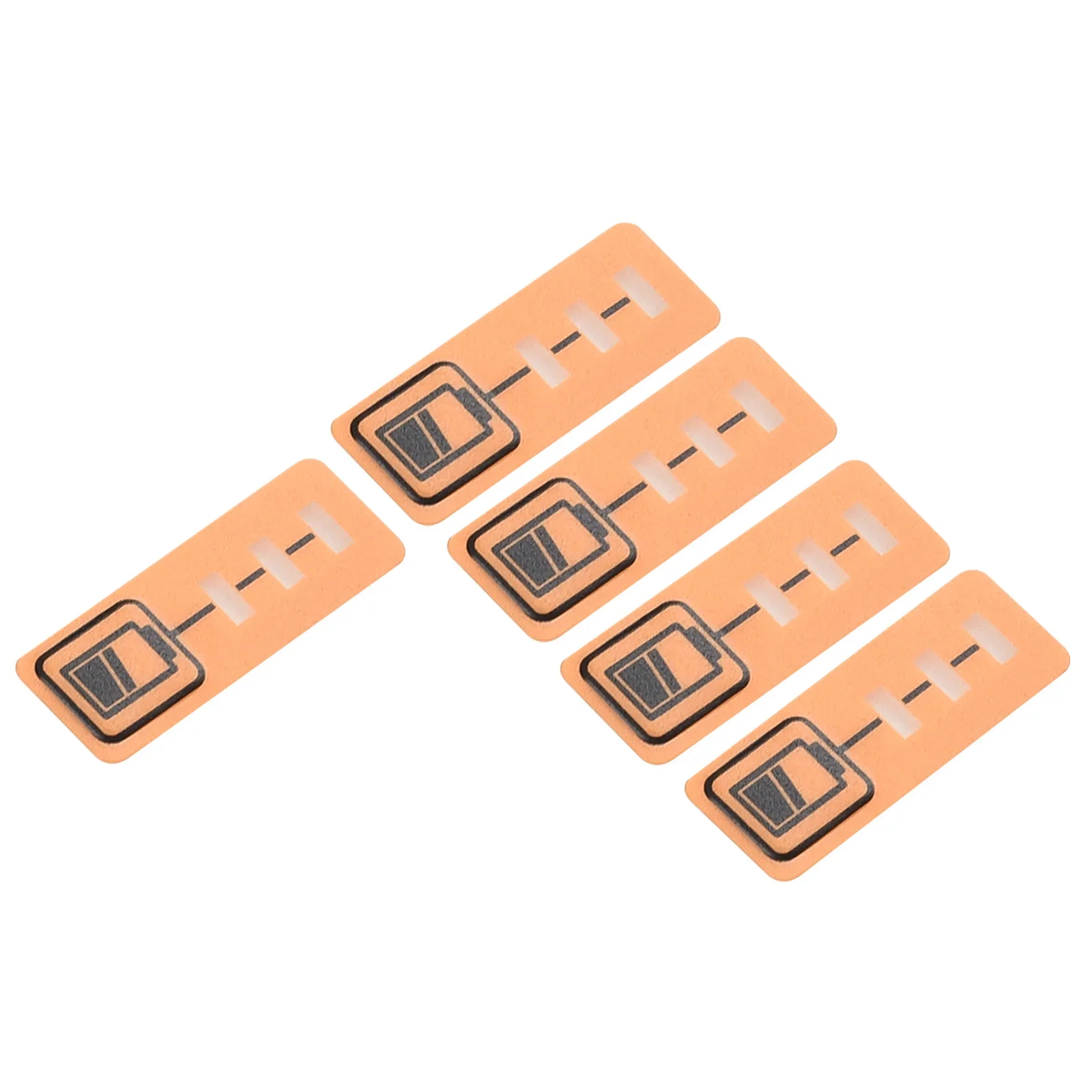 

5pcs Battery LED Key Stickers 34*12mm For De-Walt 18V 14.4V Lithium Battery DCB140 DCB182 Power Tool Accessories Replacement