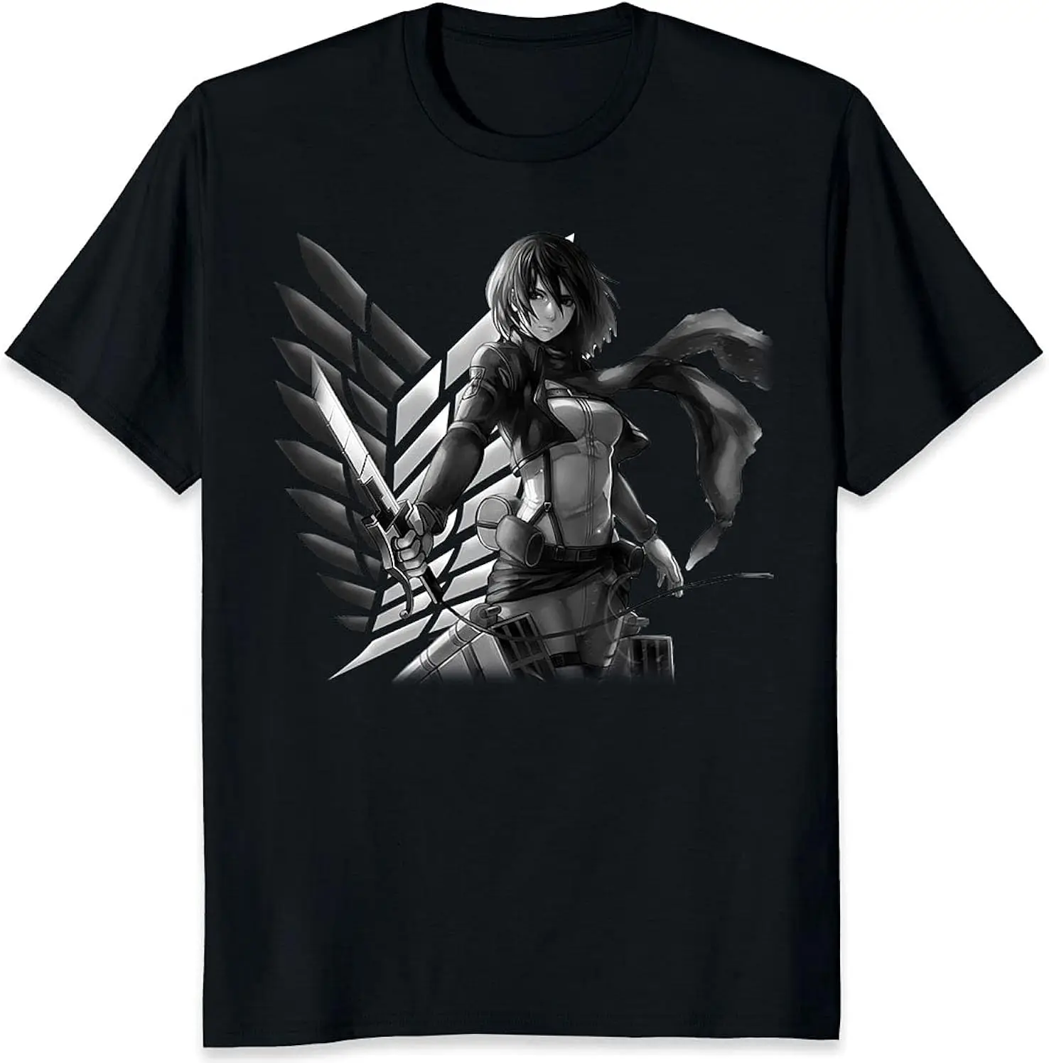 ataque-em-tita-mikasa-ackerman-camisa-high-end-luxo-classico-y2k-mangas-curtas-classico-casais-streetwear-na-moda-de-alta-qualidade