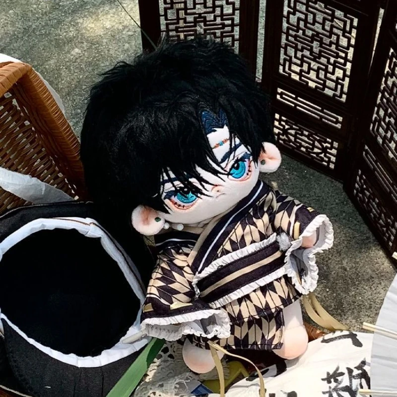 

20cm Anime Attributes Zang Ji Kawaii Cosplay Cotton Doll Body With Skeleton Cartoon Dress Up Soft Plushies Toy Figures Fans Gift