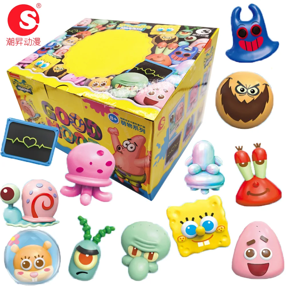 New Original SpongeBob SquarePants Cute Item Series Mini Blind Box High Quality Creative Personalized Model Toy Boys Girls Gifts