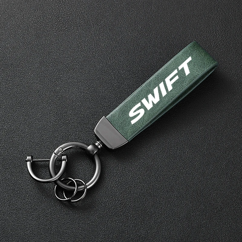 High-Grade Leather Car Keychain Holder Keyring For Suzuki Swift Sport zc33s zc31s zc72s Accessories - view 5