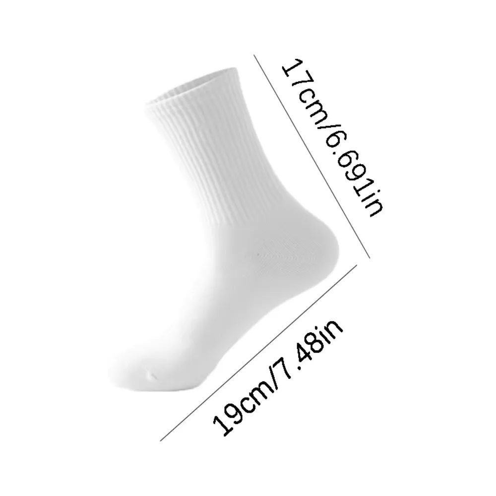 Neutral Solid Color round Neck Socks - 5/10/20 Pairs per Pack Breathable Sweat Absorbing Comfortable All-Season Spring Summer Sp