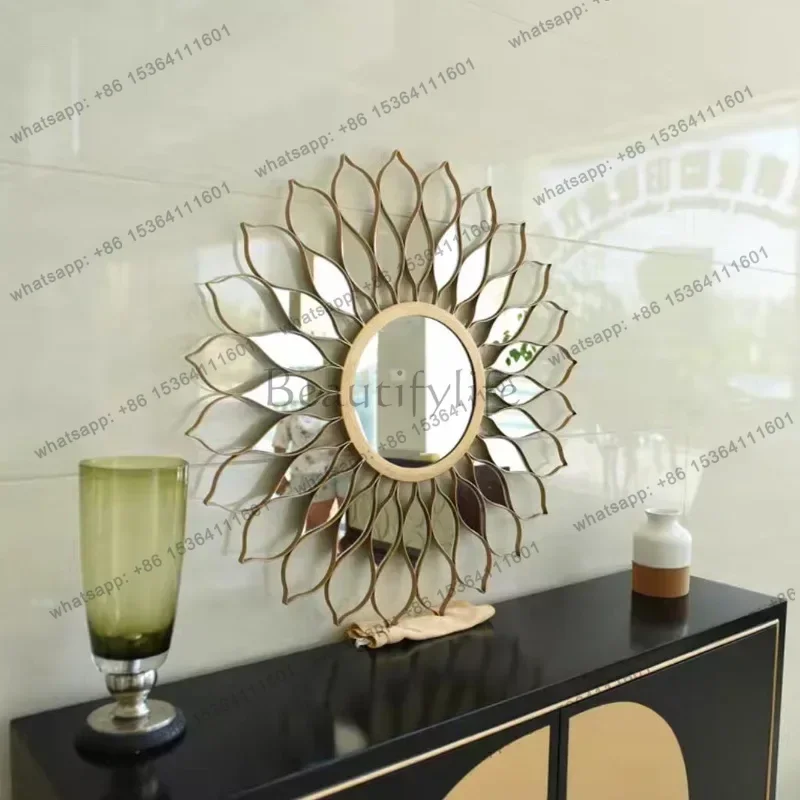 Modern Wall Mirror Shower Bathroom Dressing Desk Makeup Funky Mirror Cosmetics Portable Magnifying Espelhos Home Decorations