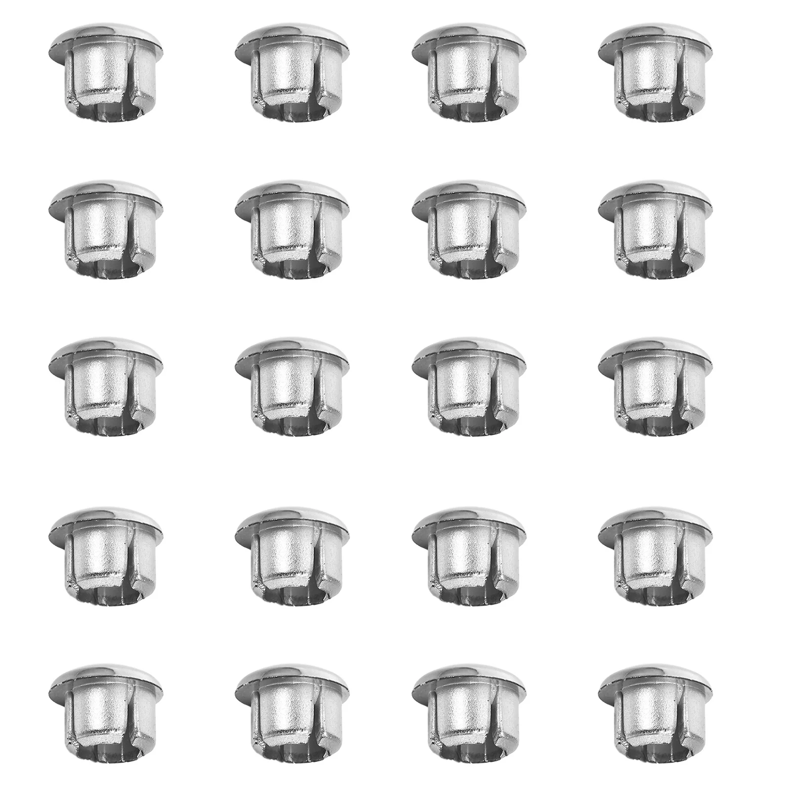 

24Pcs Faucet Handle Hole Plugs Hot Cold Indicators Red Blue Electroplated Temperature Toggle Buttons Kitchen Bathroom Faucet