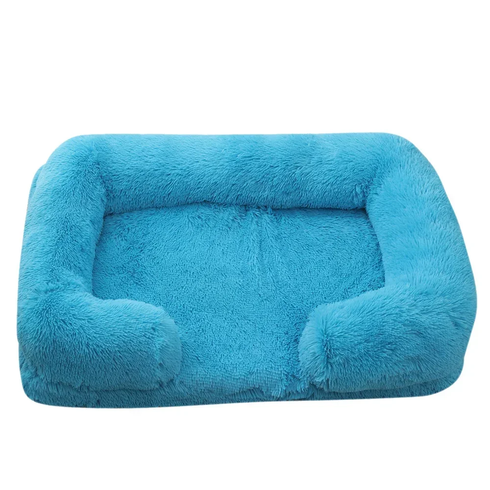 Lit Orthopédique en Mousse à Mémoire de Forme pour Chien, Lit en Bois Fcam, Refroidissement, Peluche, Coton PP