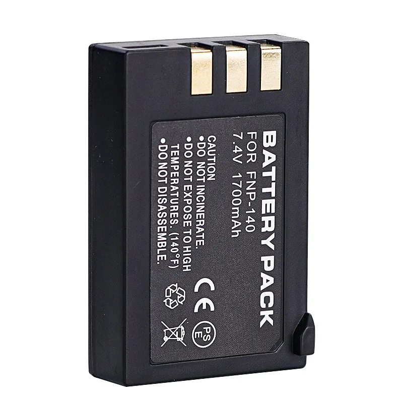 بطارية FNP-140 عالية السعة 1700 مللي أمبير في الساعة لـ Fujifilm FinePix S100fs S205EXR S200 S205 EXR كاميرا رقمية مصدر طاقة طويل الأمد #5