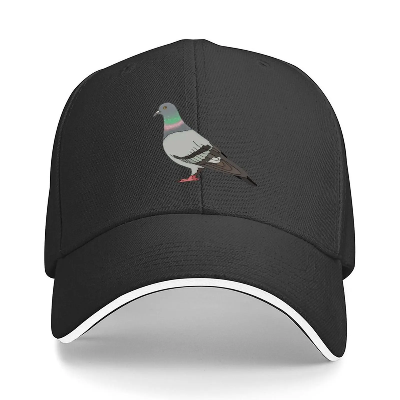 

pigeon walk 2020, black background Baseball Cap foam party Hat Golf Icon luxury caps Men Hats Women's