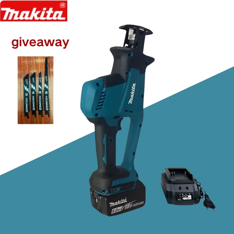 Makita 18V Battery Cordless Reciprocating Saw Portable  Electric Saw Replacement Metal Wood Cutting Power Tool  No battery