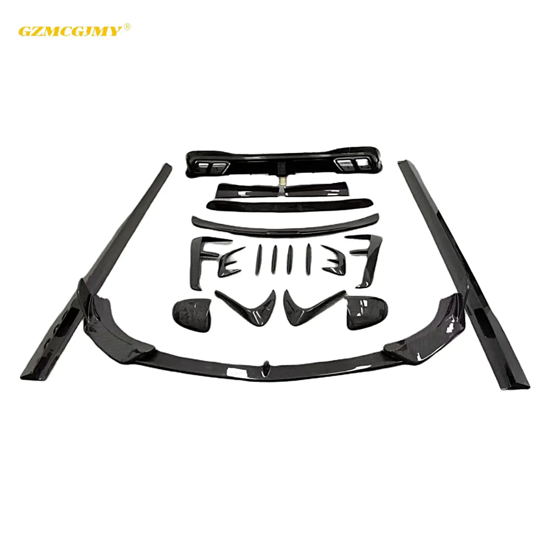 High quality 2023 automotive dry carbon material body kit suitable for Mercedes Benz S Sport W223 MS carbon fiber body kit