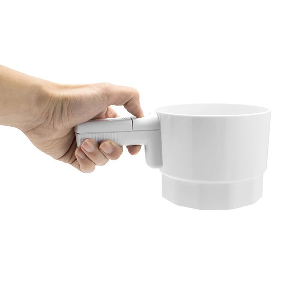 

Электрический ручной сито для муки из нержавеющей стали с внутренней резьбой для выпечки, домашний ресторан, отель, мелкосетчатый фильтр с длинной ручкой