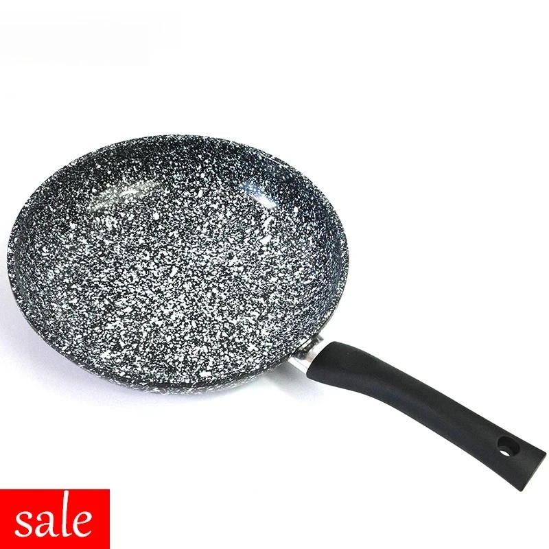 Master Star Juego de sartenes con revestimiento cerámico de copo de nieve sin PFOA, sartén antiadherente, bistec de huevo, kit de inducción Sarten, cocina, 20-30 cm