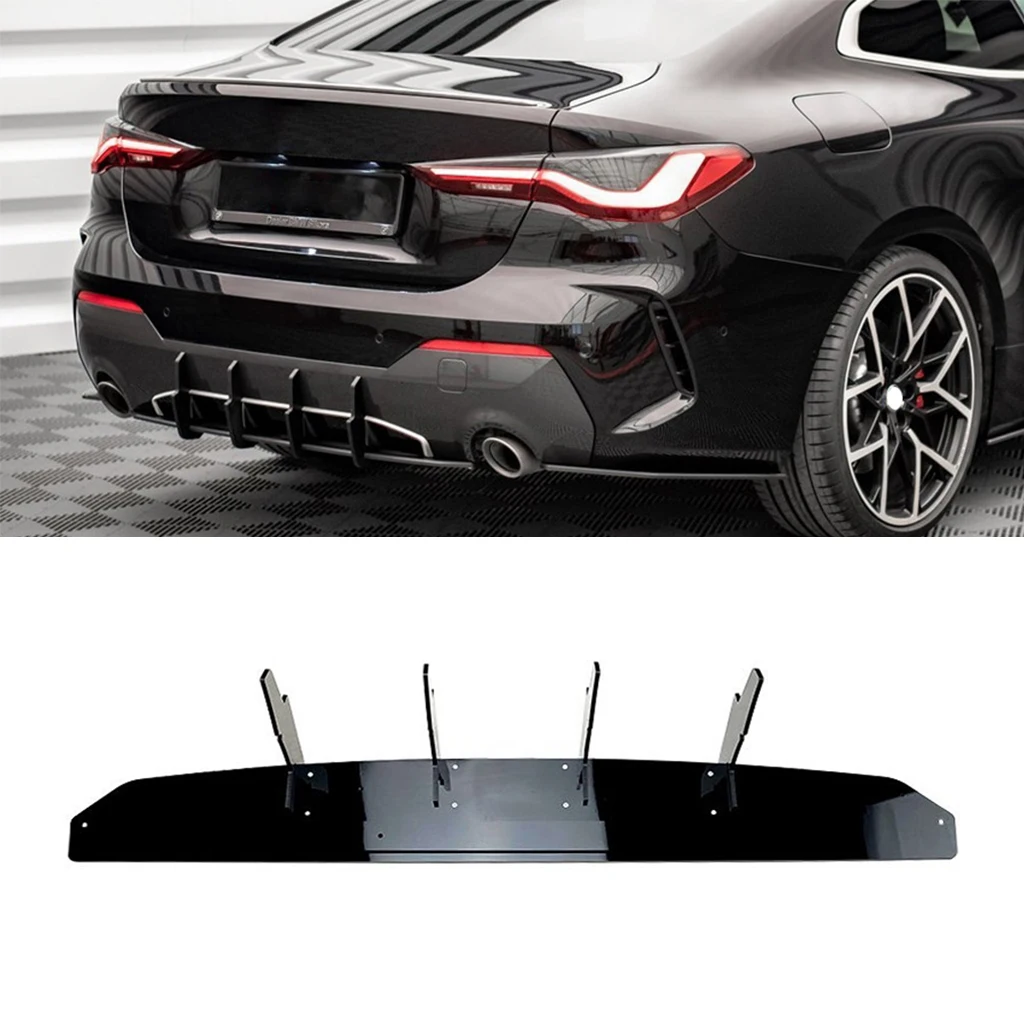 

Car Rear Bumper Diffuser Lip Splitters Spoiler Rear Bumper Protector Guard For BMW 4 Series Coupe G22 2020+