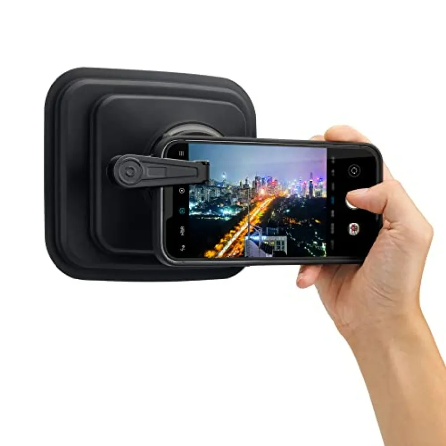 

PROfezzion Anti-Reflection Cell Phone Lens Hood Shade for iPhone 16 15 14 13 12 S Google Huawwith Magnetic Clip 49mm Filter Thr