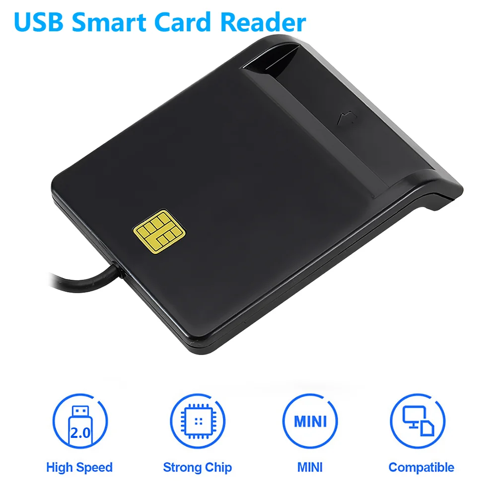 UTHAI X02 USB SIM Smart Card Reader For Bank Card IC/ID EMV SD TF MMC Cardreaders USB-CCID ISO 7816 for Windows 7 8 10 Linux OS
