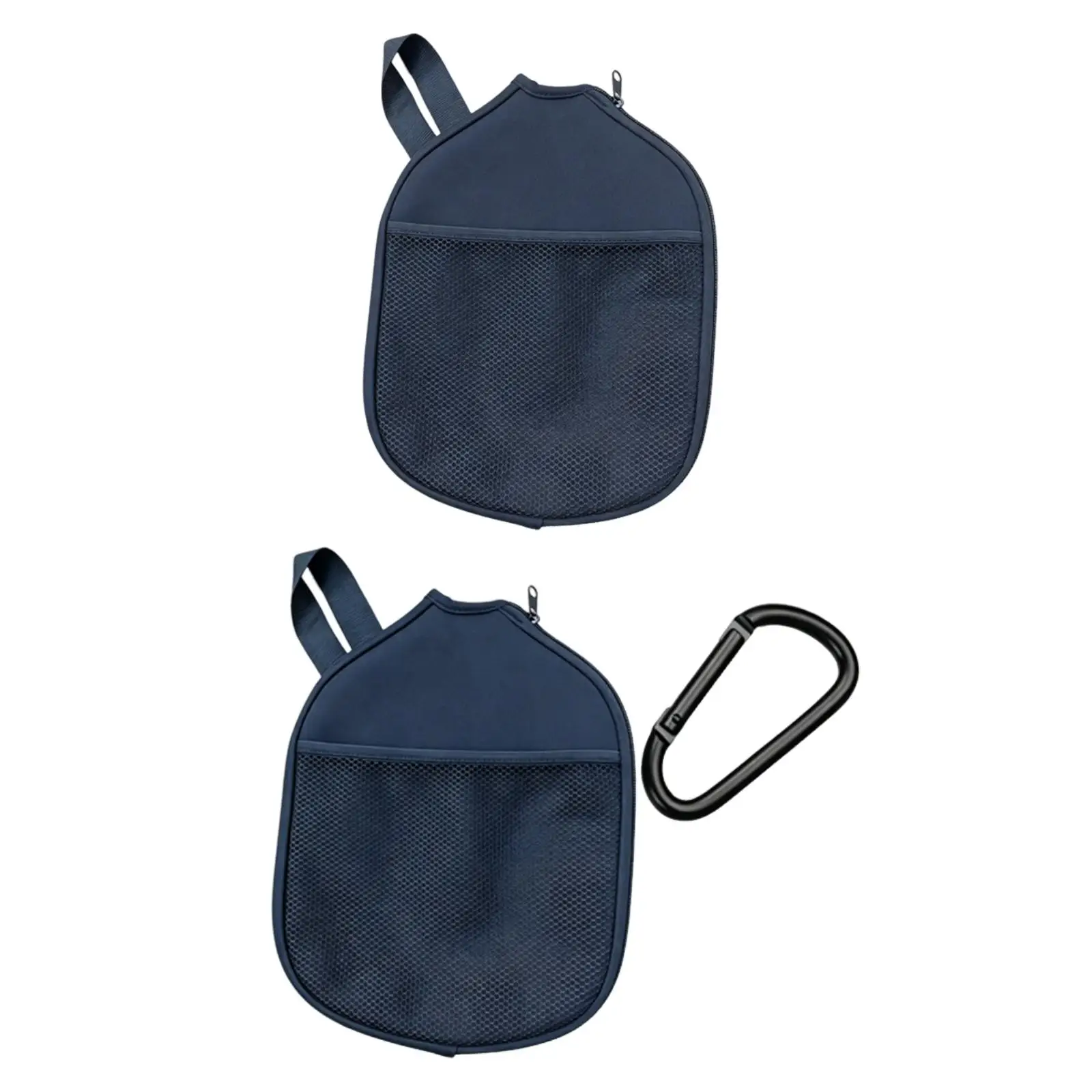 

Pickleball Paddle Cover Black Thickened Material Racket Case Portable Bag for Outdoor Pickleball Activities