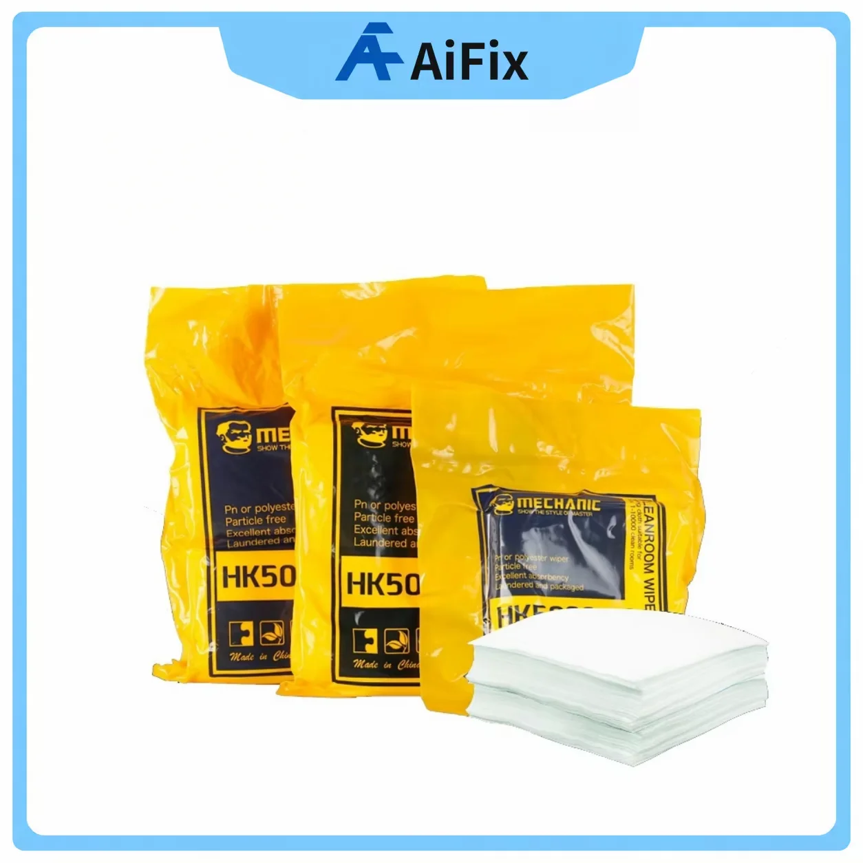 Mechanic 4 inch Dust-free Clean wiper Anti-static Microfiber Cleaning Cloth for iPhone iPad Samsung LCD Screen Clean