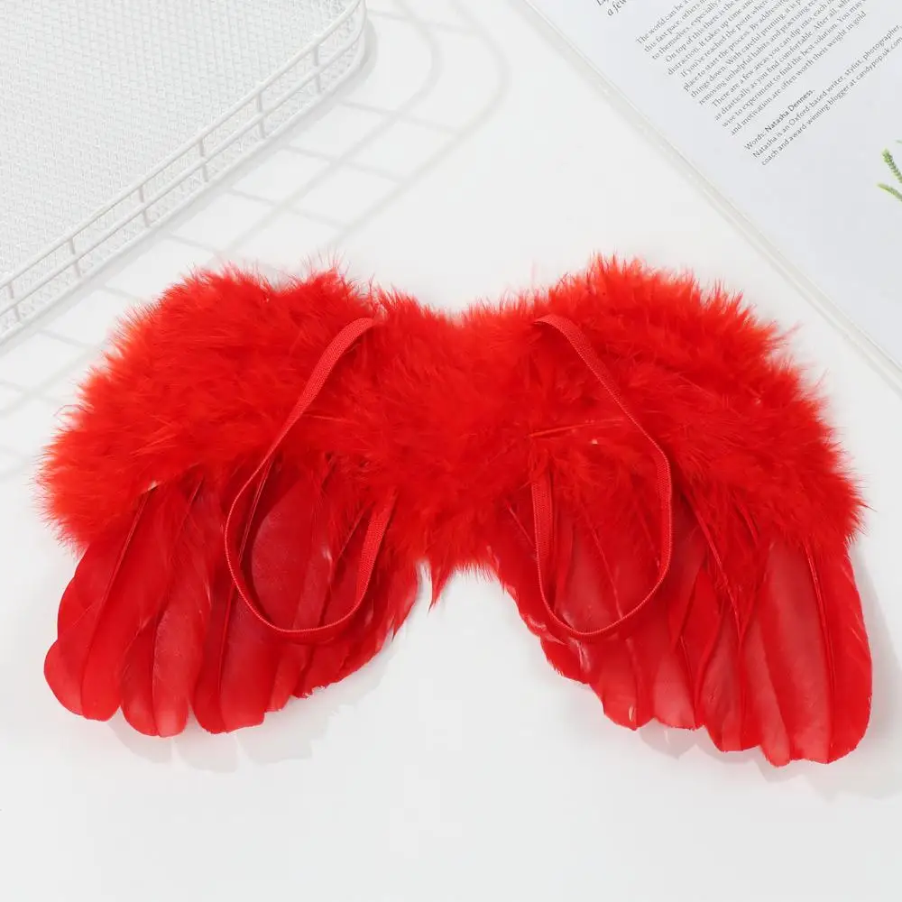 New Kids Dress Girls Headwear Baby Clothing Angel Wing Baby Photo Props Costumes For Infants Newborn Photography Accessories