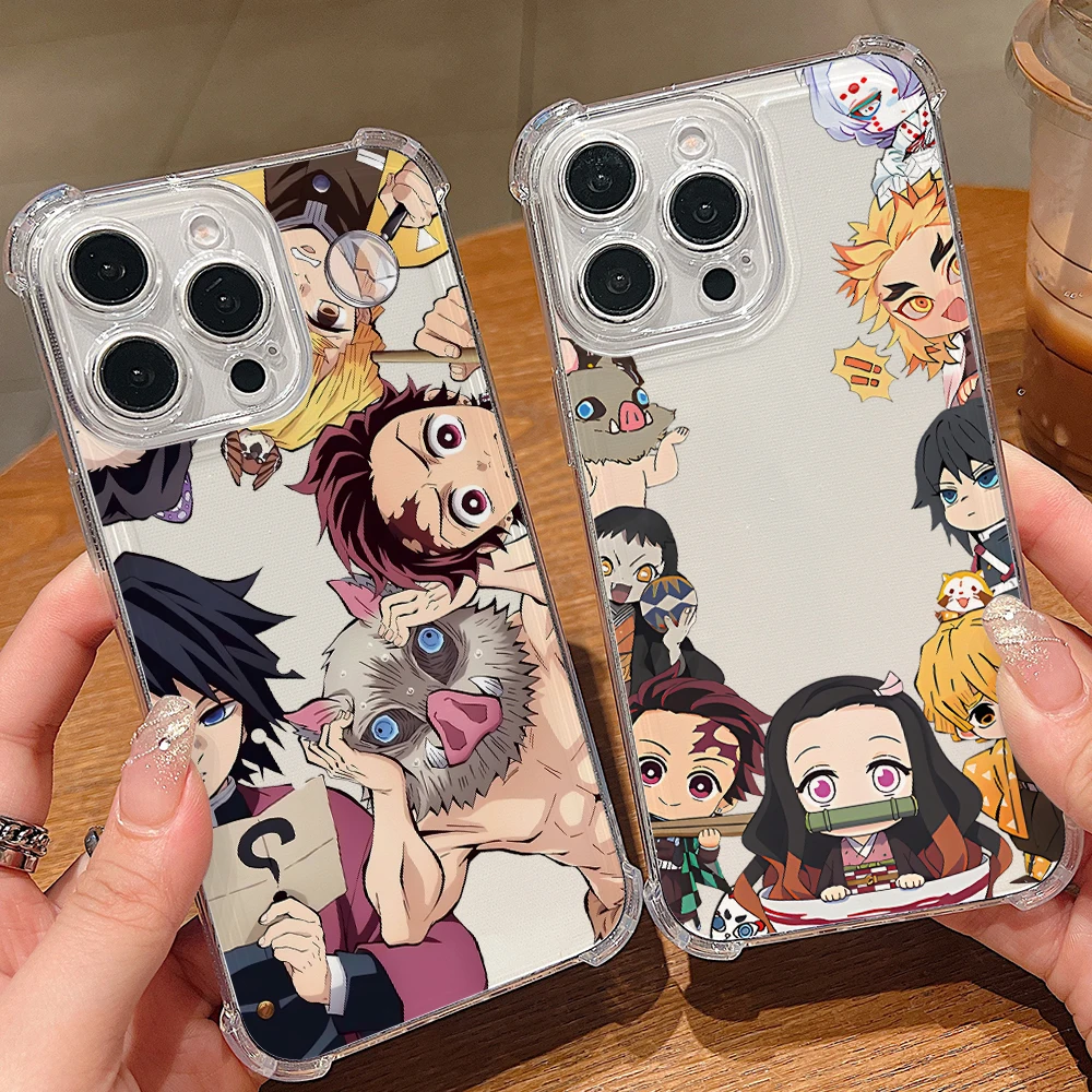 Милый чехол для телефона D-Demons S-Slayers для Samsung Galaxy A73 A56 A55 A54 A52 A50 A26 A17 A16 A15 A07 A06 A05 4G 5G, защитный чехол от падений