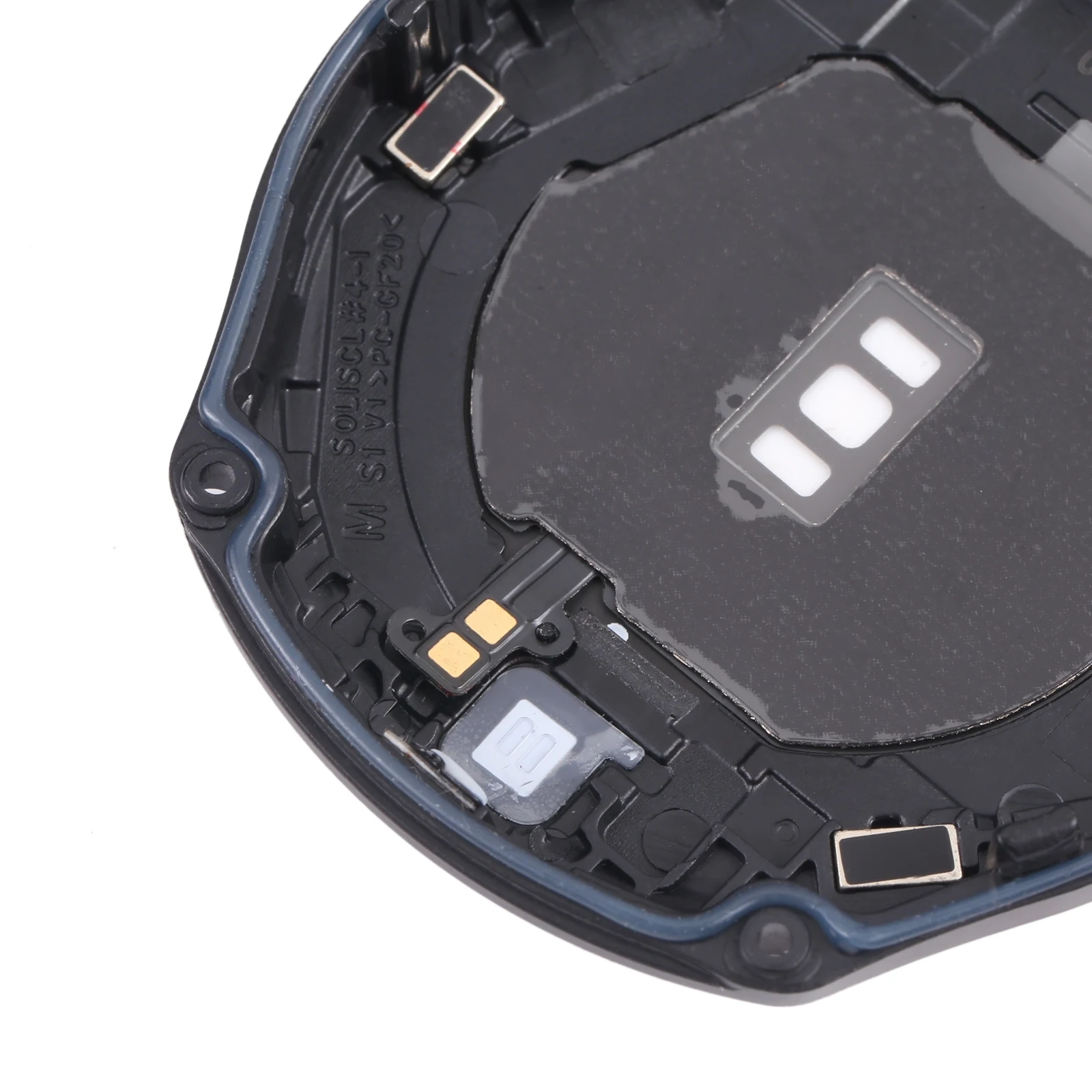 Rear Housing Cover with Glass Lens for Samsung Gear S3 Frontier SM-R760 Watch Rear Housing Case Replacement