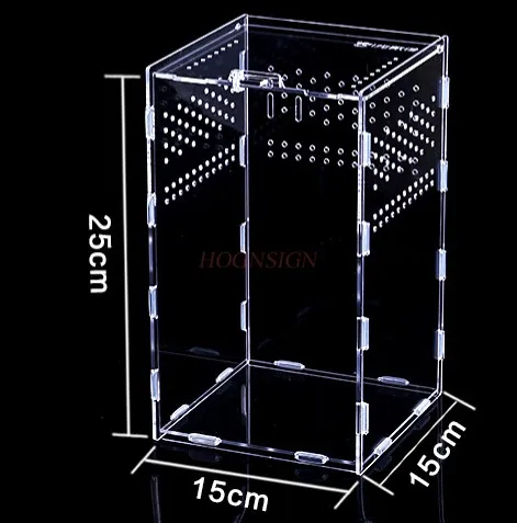 Assembled Small Breeding Box Spider Rainforest Scorpion Beetle High Penetration Viewing Box