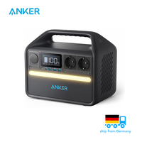 Anker 535 Compact Power Station (Powerhouse 512Wh) Portable LiFePO4 Battery 500W 7-Port Power Generator 2 AC Ports 60W USB