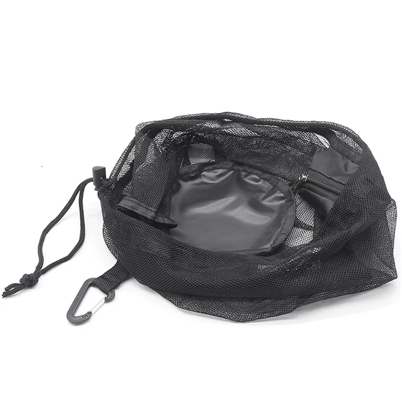 Bolso de hombro de malla ajustable, mochila portátil para almacenamiento de fútbol, ​​baloncesto, voleibol, bolsas de almacenamiento multifuncionales para exteriores