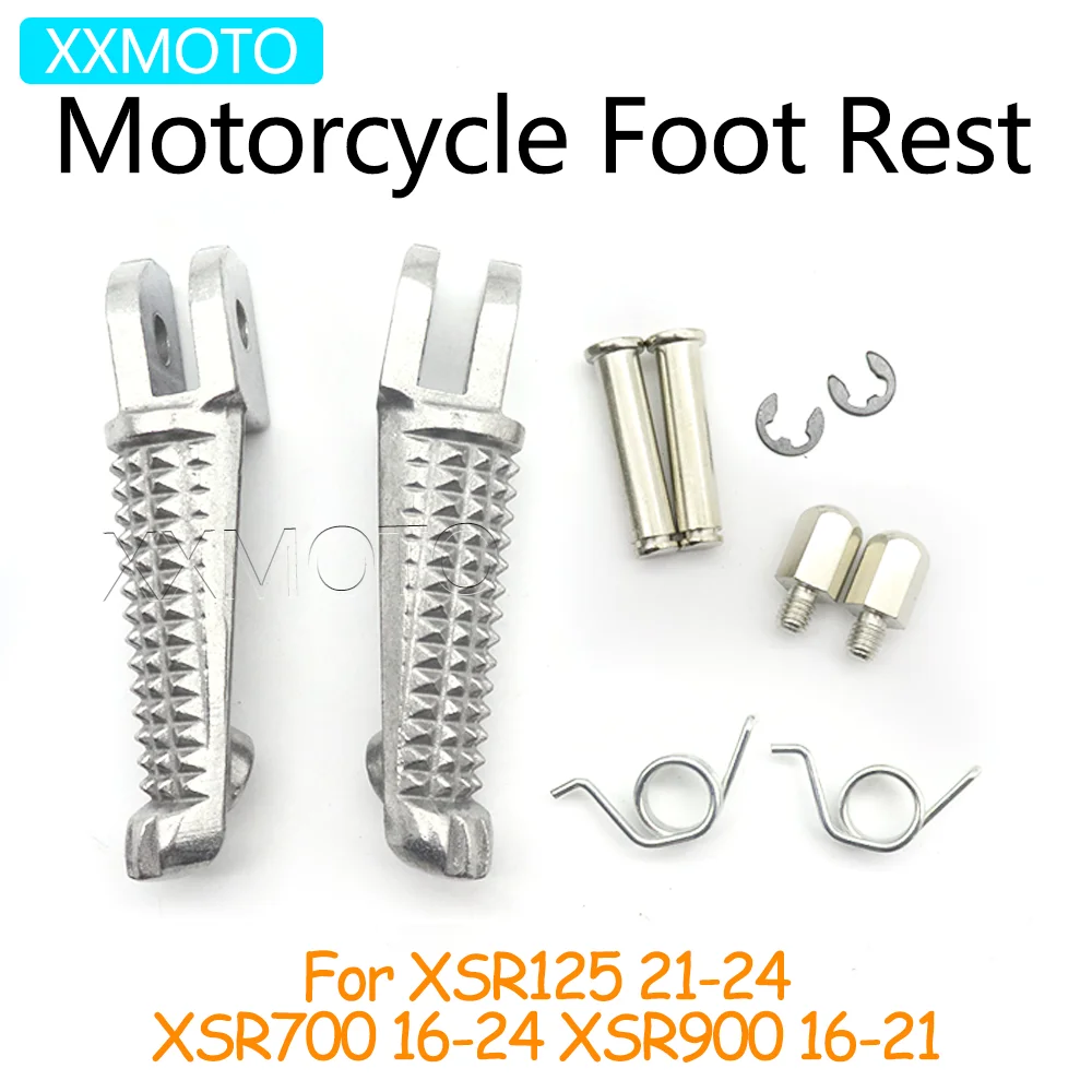 

For YAMAHA XSR125 XSR-1250 XSR700 XSR-700 XSR900 XSR-900 XSR 125 700 900 2016-2024 Motorcycle Footrest XSR700 Pedal Step Pegs