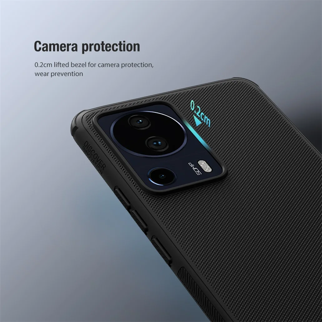 Nillkin For Xiaomi 13 Lite Case Super Frosted Shield Pro TPU Frame PC Shell Luxuly Business Back Cover For Xiaomi Mi 13 Lite