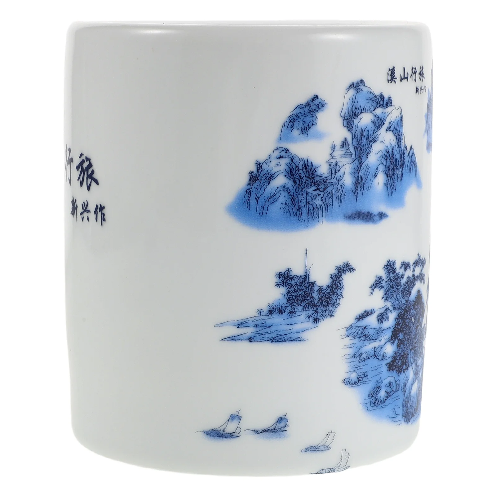 

Blue White Porcelain Chopsticks Holder Decorative Storage Container Kitchen Table Organizer Elegant Design Home Dining Accessory