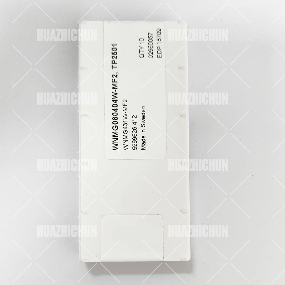 

HUAZHICHUN WNMG080404W-MF2 TP2501 Вставки для токарной обработки общего назначения