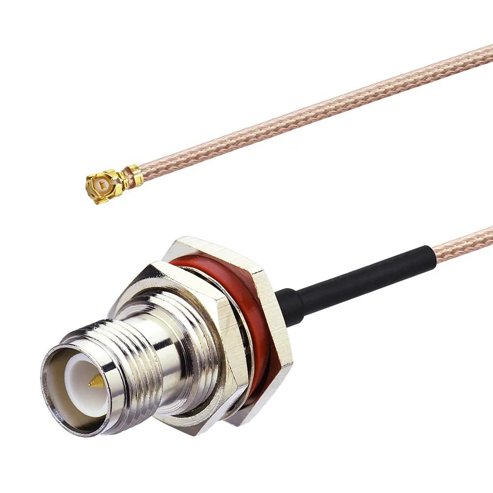 

Superbat RP-TNC Female to U.FL/IPEX Female RF Pigtail Кабель в сборе G178 Крепление на переборку 50 Ом для Wi-Fi/GPS/Bluetooth антенны