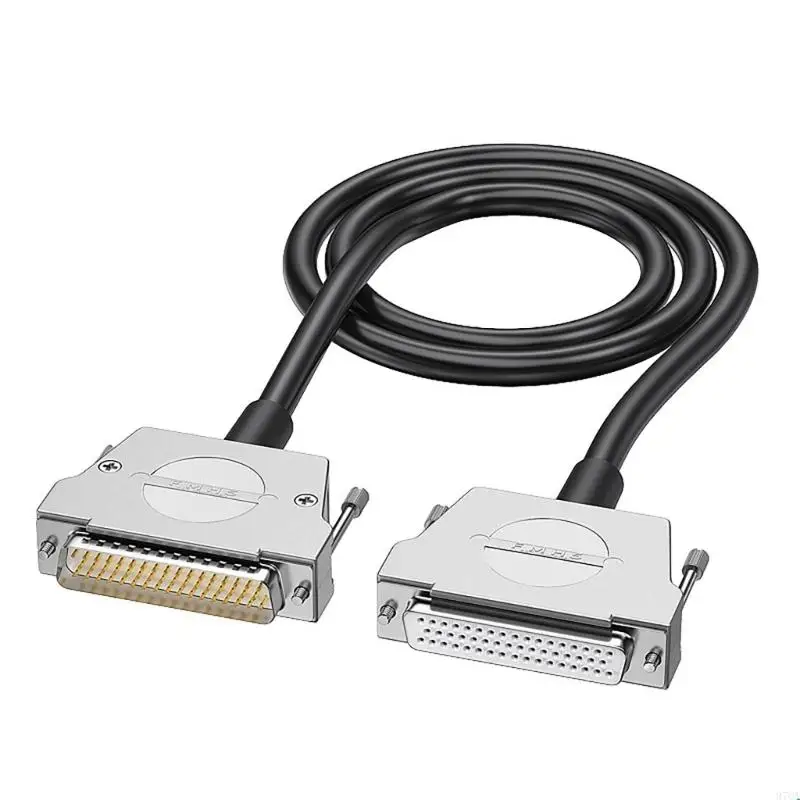 

97QA DB50 Male Female 50Pin Shielded Cable, Black Extension Cable for Commercial Applications