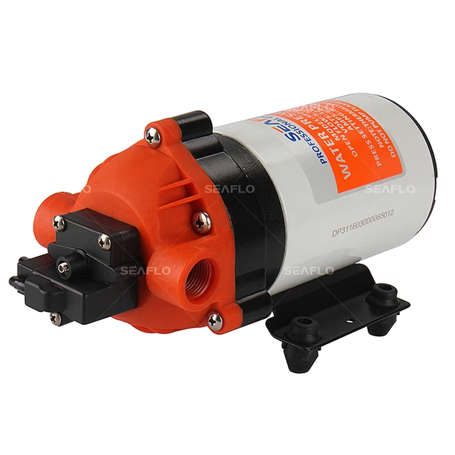 

12V Dc 80-160PSI 5.5LPM 24v Dc Electric Diaphragm Pump High Pressure Booster Water Pump For MistingATV&UTV