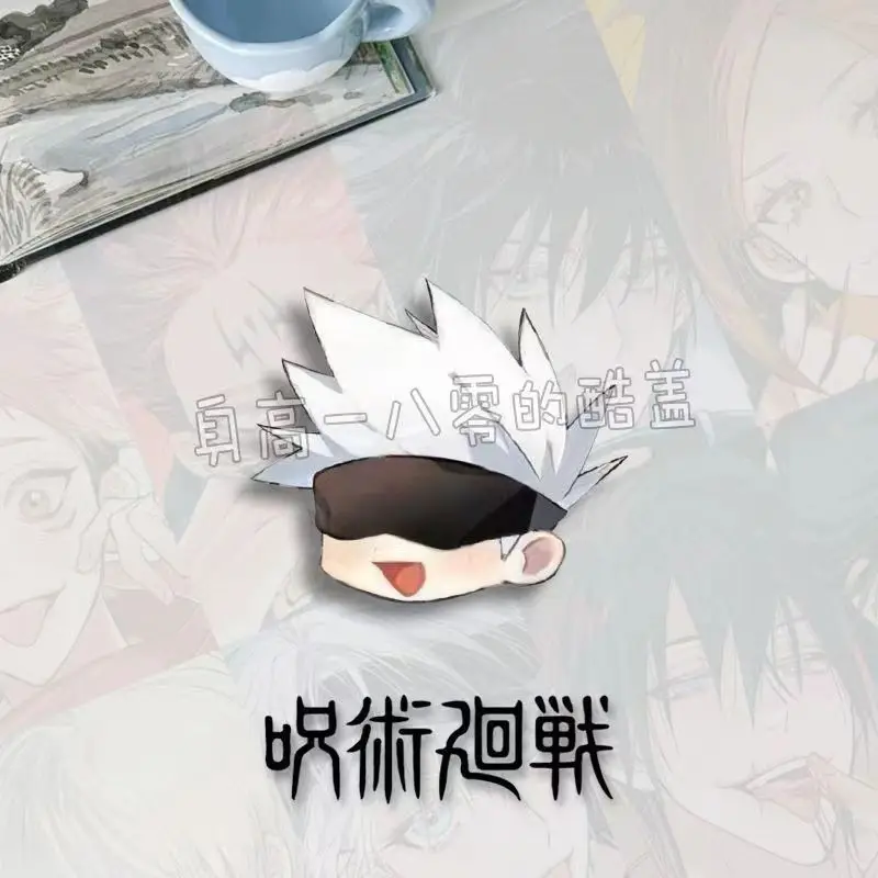 Jujutsu Kaisen  Q Brooch Cartoon Knotweed Hisahito Gojo Satoru Xia Youjie Fashion Acrylic Badge Pendant Personalized Gift