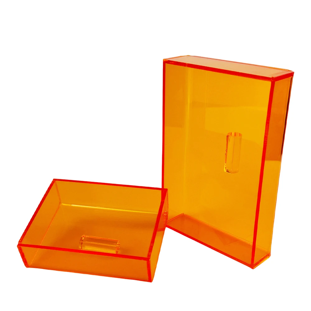 Dental Shade Protector Box Plastic Palette with Cover  Oral Light-Proof Dentist Material Storage Case Dentistry Lab Accessories