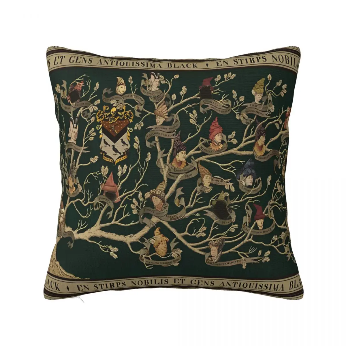 Noble House Of Black Family Tree A Pillow Case