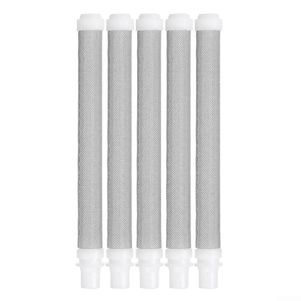 1PCS 50 Mesh Airless Paint Spray Gun Filter Screen Elements For Wagner Stainless Steel Straight Plug Filter Mesh