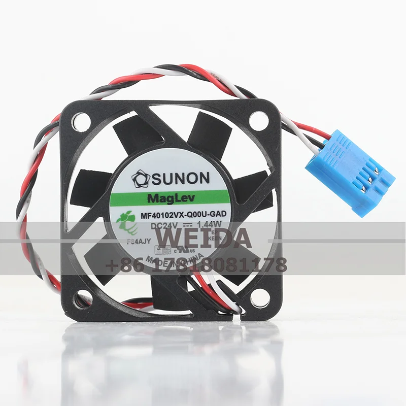 New original SUNON MF40102VX-Q00U-GAD/A9D  4010 DC24V 1.44W 2-wire/3-wire silent cooling fan