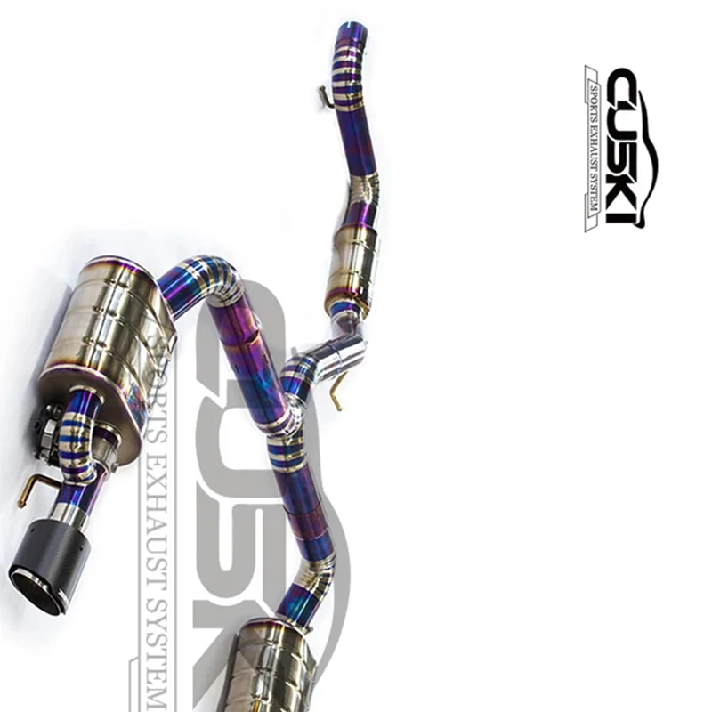 High Performance Titanium Alloy Catback Exhaust For Volkswagen CC Arteon 2017+ Models