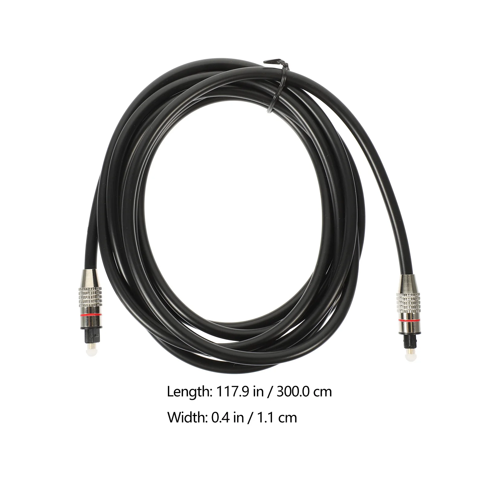 

3m Optical Audio Cable Digital Audio Fiber Male to Male Cord High Focused Durable PVC Pmmc Material