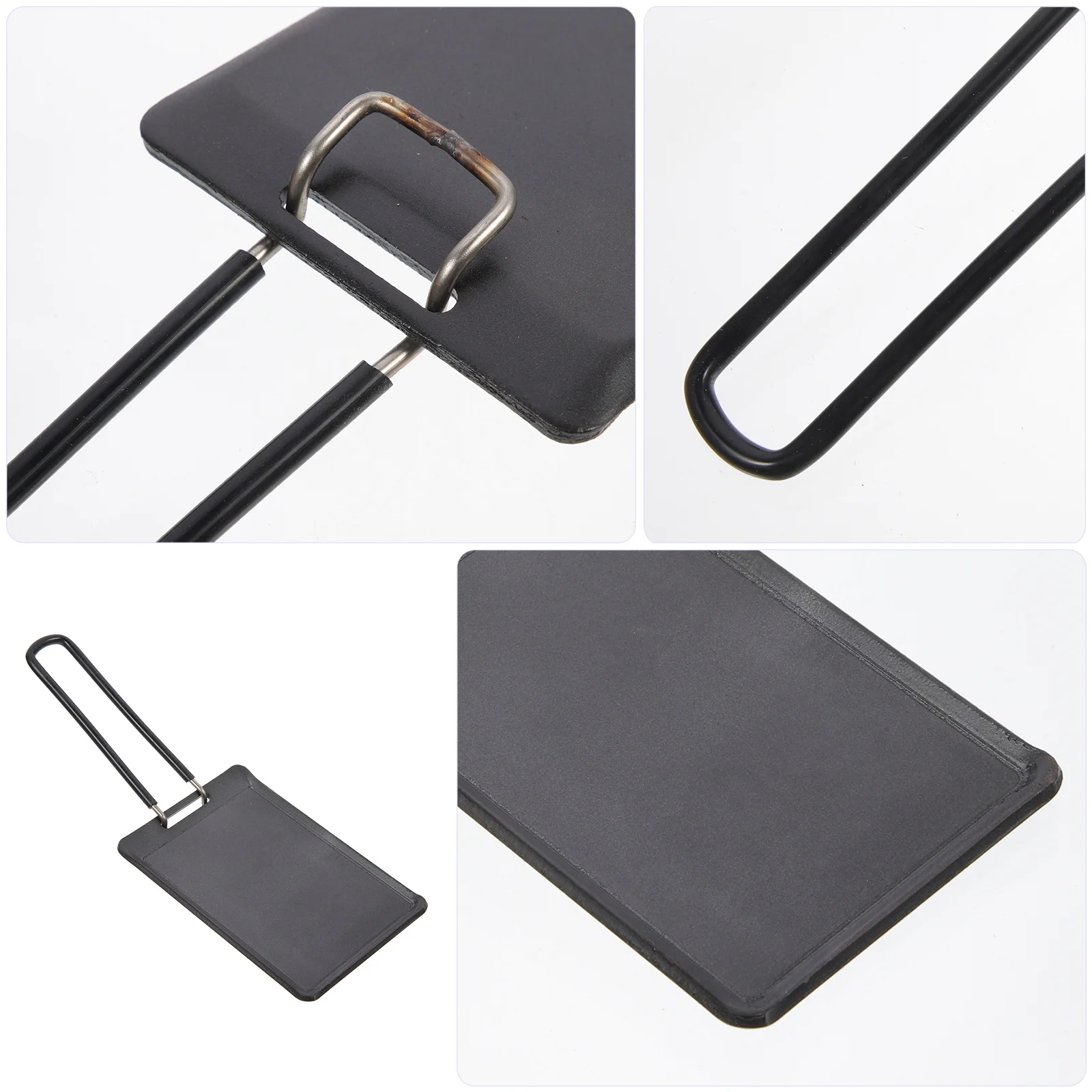 

1 set 1 Set Of Mini Grill Pan Cast Iron Bbq Grill Tray Compact Design For Outdoor Picnic Camping Steak Nonstick Frying Pan