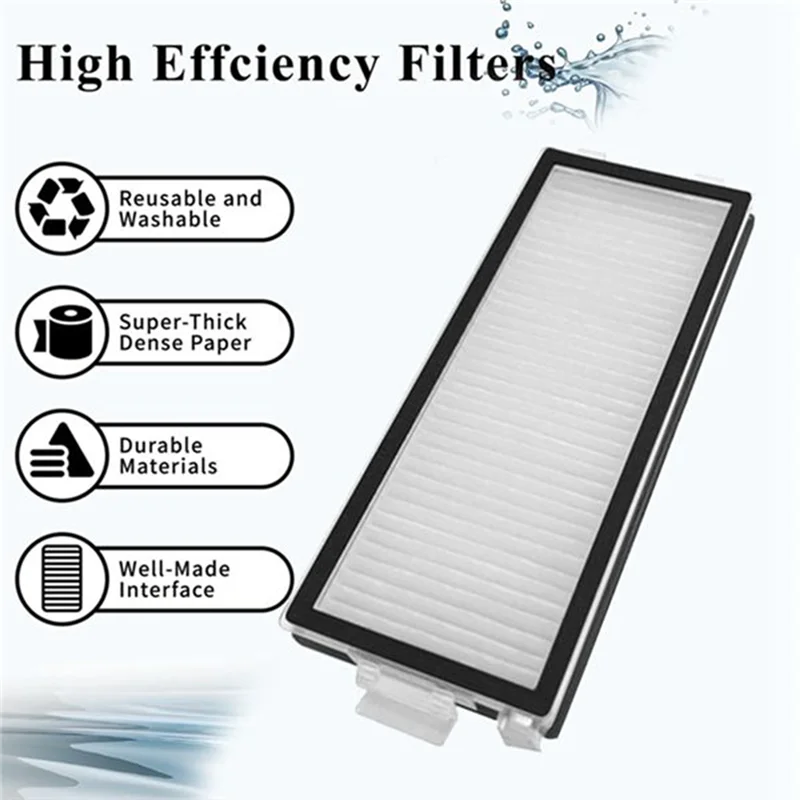 Accessories Kit For Roborock P10S PRO V20 Robot Vacuum Main Side Brush HEPA Filters Mop Cloth Dust Bags Cleaning Toola83x