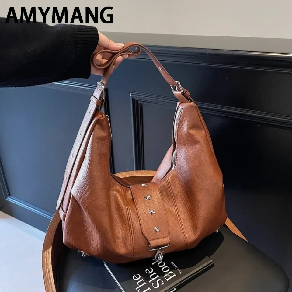 

Luxury Quality Luxury Brand Handbag and Purse Designer Soft Leather Shoulder Bag Retro Totes Women Fashion Underarm Sac A Main