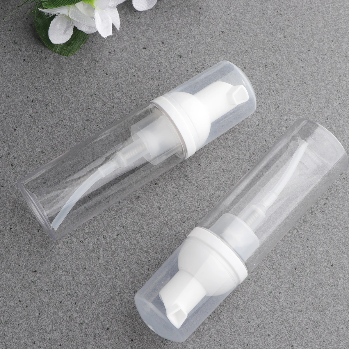 

4 Pcs Portable Refillable Pump Containers Empty Travel Size Bubble Maker Bottles For Shampoo Conditioner Bodywash Lotions Leak