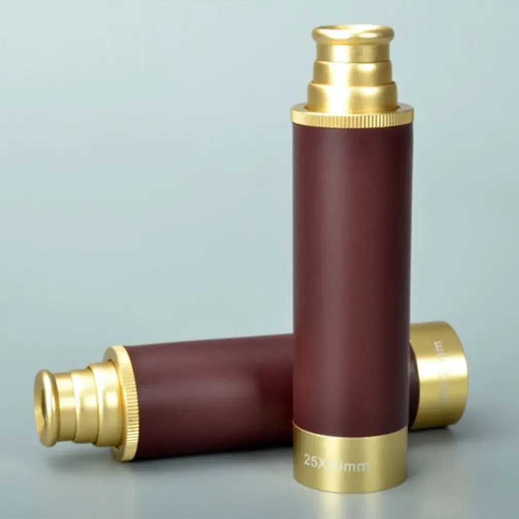 تلسكوب القراصنة الرجعية زوومابلي 25x30 جيب أحادي العين المحمولة الكابتن للطي مقاوم للماء Spyglass يده HD تلسكوب #2