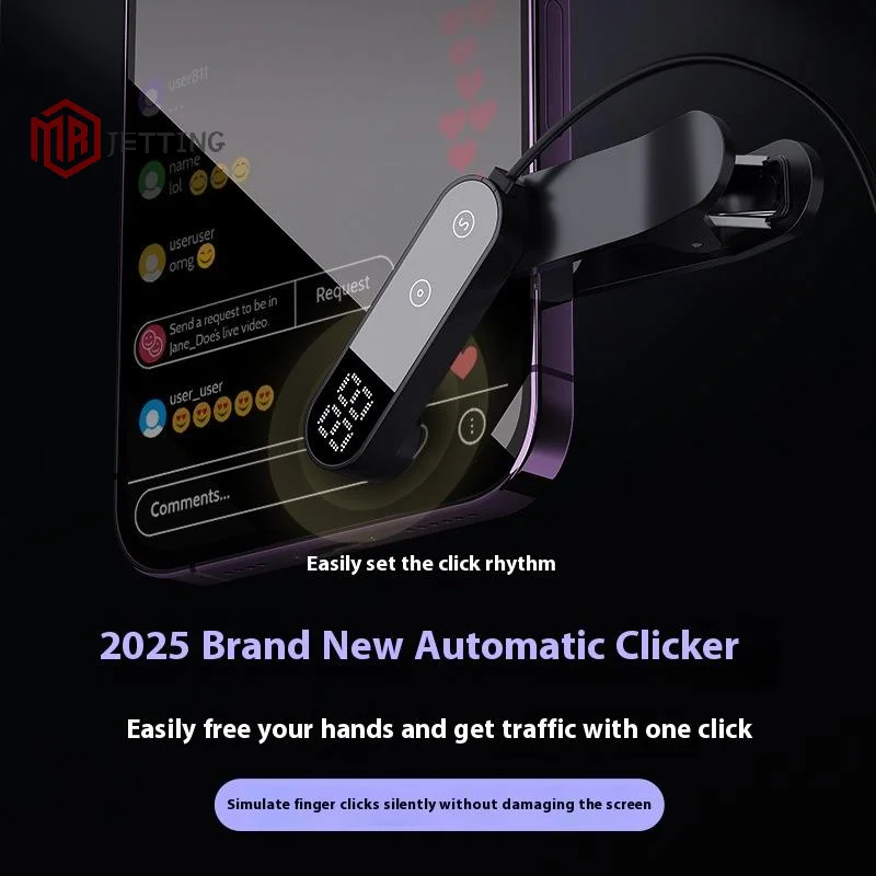 Téléphone Écran Auto Clicker Muet Physique Linker Écran tactile