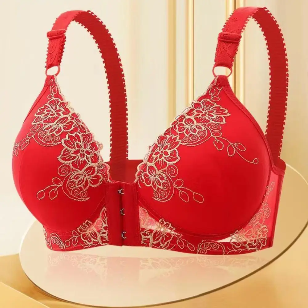 

Fashion Thin Front Button Bra ​Convenient 3/4 Cup Women Push Up Bra Intimates Lingerie Wireless Underwear Lady
