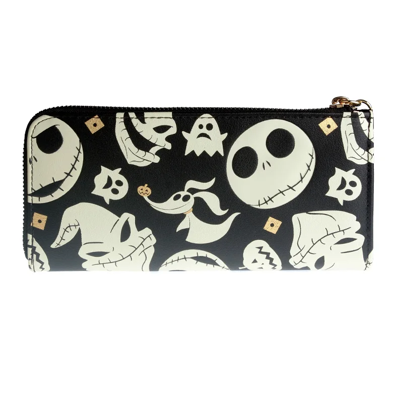 Disney the Nightmare before Christmas Embossed Wallet Fashion Personalized Card Holder Coin Purse image 2