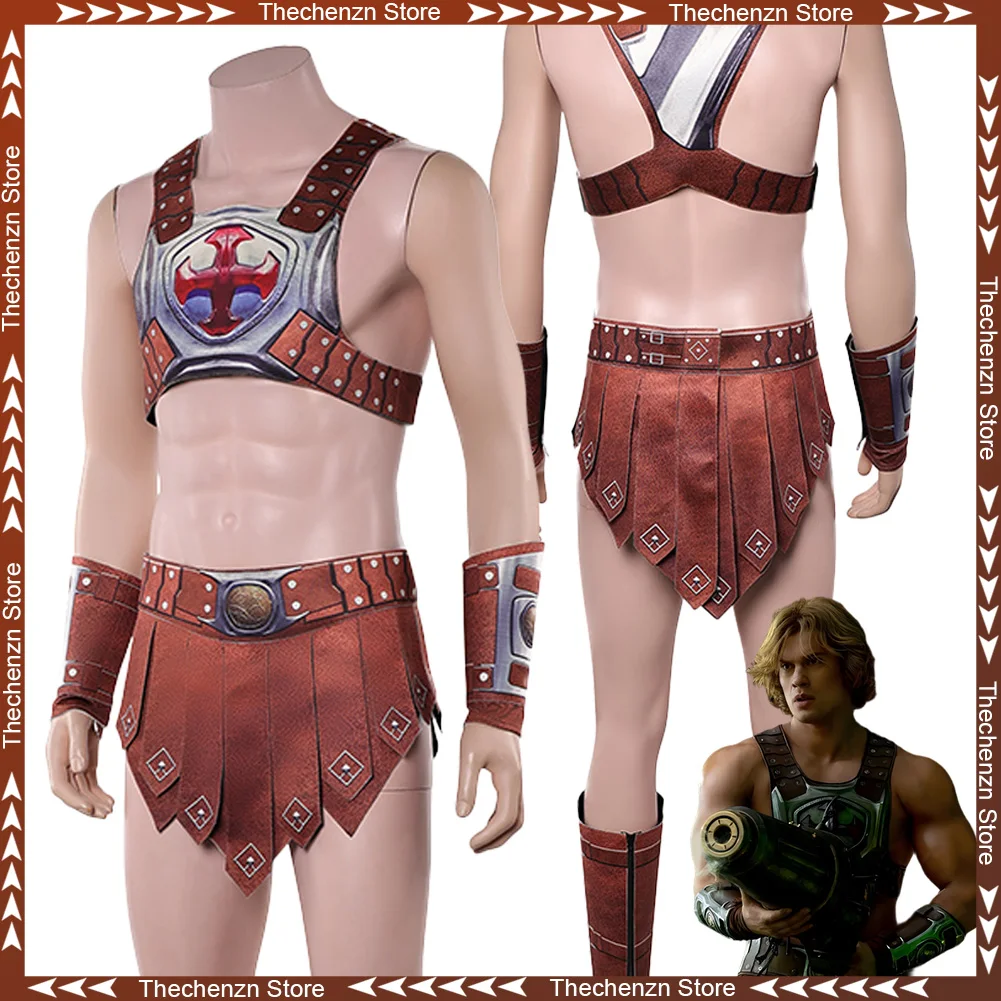 

Fancy Dress 2026 Movie Universe Masters He Man Cosplay For Men Battle Suits Man Costume Halloween Adult Male Party Outfits