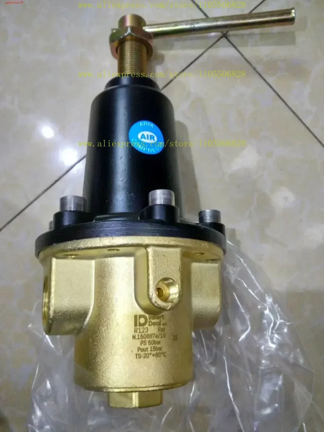 ID INSERT DEAL High Pressure Regulator R123F1, R123 REL, R121L1